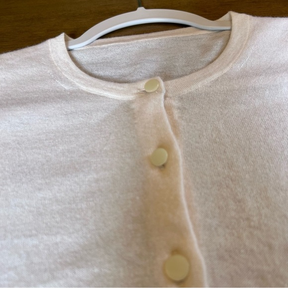 J. Crew Featherweight cashmere cardigan in Snow Ivory Size XXS - Picture 9 of 11